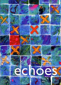 cover of 'Echoes', featuring Mary-Clare's work